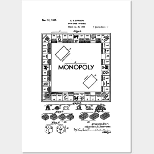 Monopoly Patent Posters and Art